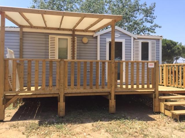 Céline Mobil home Port-la-Nouvelle Bagian luar foto